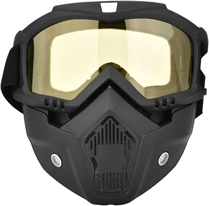 Snowboard Motorcycle Full Face Mask Shield Goggles Glasses