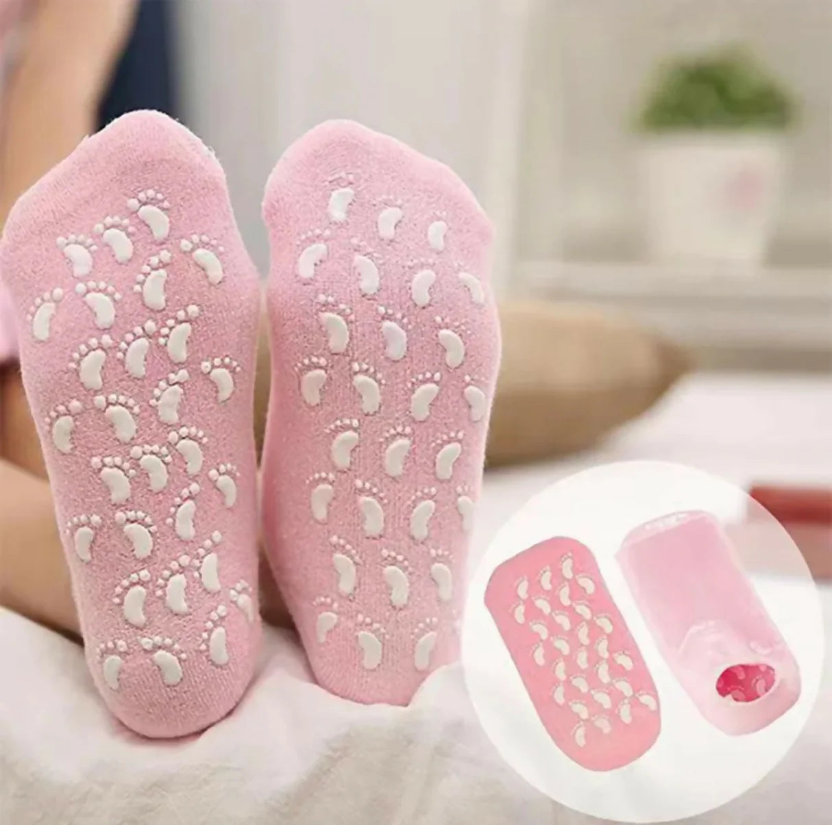 Moisturizing Spa Gel Socks | Silicon Socks For Women | Foot Care Spa Gel Socks