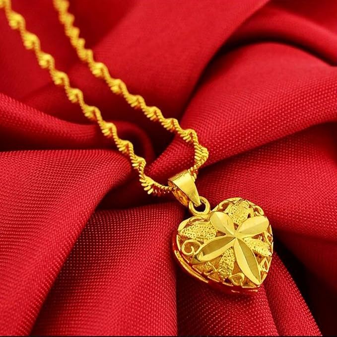 Luxury Floral Heart Necklace