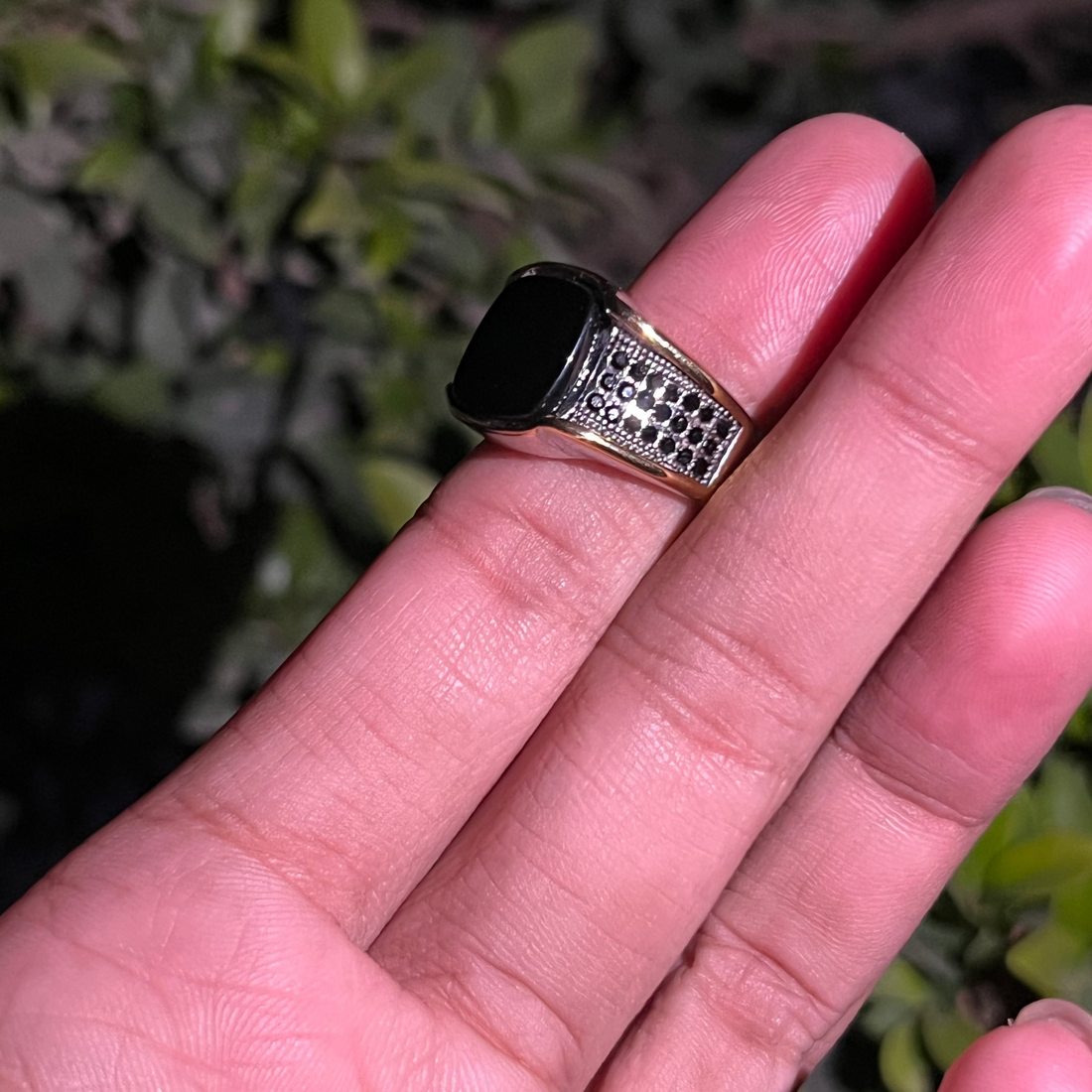 Imperial Black Stone Ring