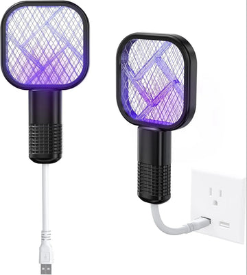 Portable Electric Mosquito Killer Racket – USB Charging. Kill Mosquitoes Instantly – Anytime, Anywhere ⚡