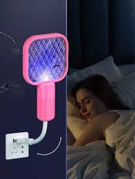 Portable Electric Mosquito Killer Racket – USB Charging. Kill Mosquitoes Instantly – Anytime, Anywhere ⚡